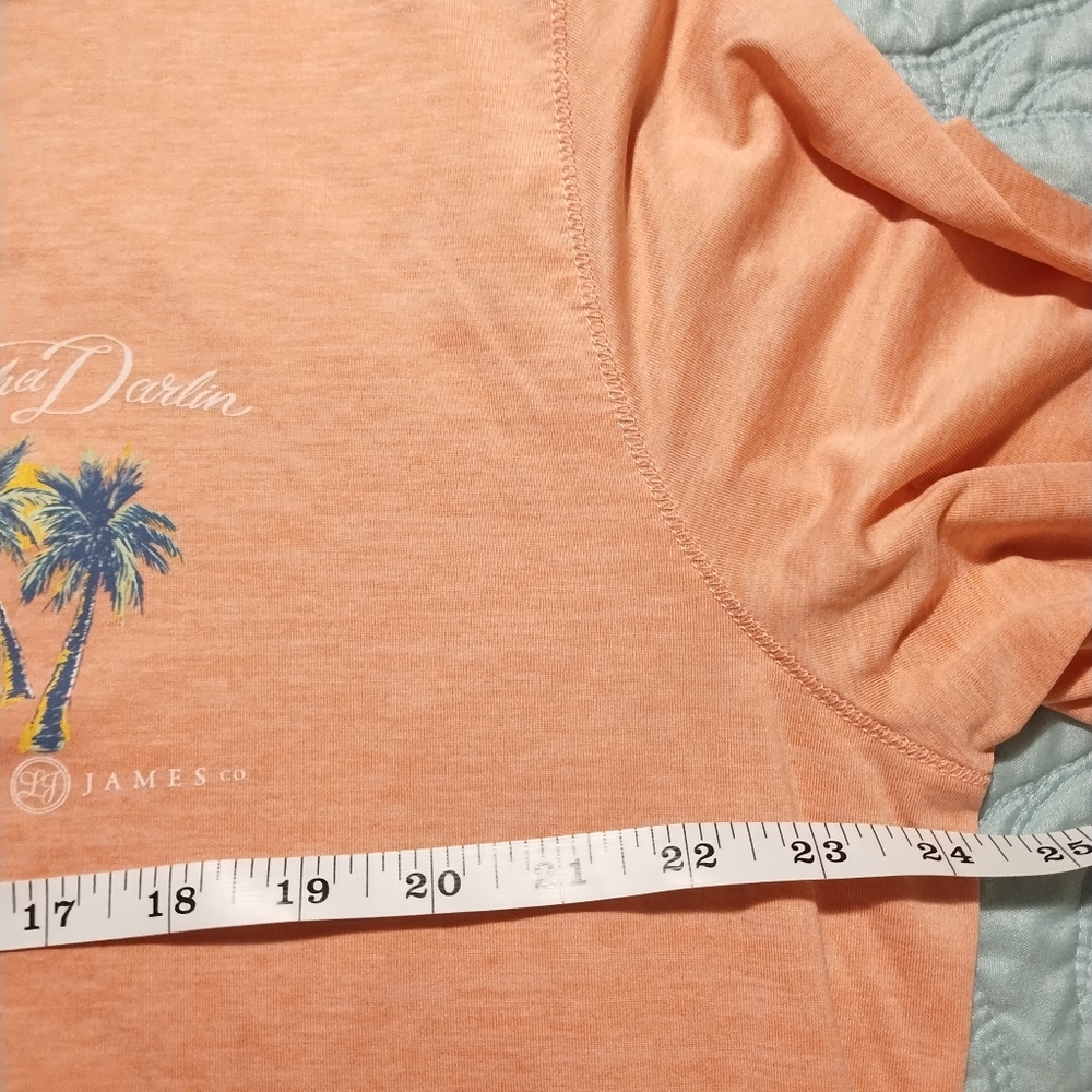 🇺🇸 Clearance 🇺🇸Lauren James Tropical Orange /Pink Shirt - Picture 2 of 6